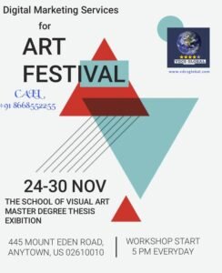 Digital Marketing for Art Festival